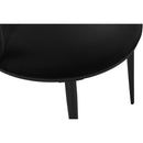  Color_Black -- Skylar Black Velvet Upholstered Dining Chair IMAGE 6