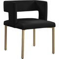  Color_Black/ Gold -- Meridian Caleb Dining Chair IMAGE 1