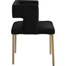  Color_Black/ Gold -- Meridian Caleb Dining Chair IMAGE 4