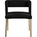  Color_Black/ Gold -- Meridian Caleb Dining Chair IMAGE 5