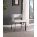  Color_White/ Black -- Meridian Caleb Dining Chair IMAGE 2