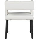  Color_White/ Black -- Meridian Caleb Dining Chair IMAGE 3