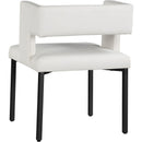  Color_White/ Black -- Meridian Caleb Dining Chair IMAGE 6