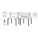  Color_White/ Black -- Meridian Caleb Dining Chair IMAGE 9