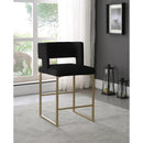  Color_Black/ Gold -- Meridian Caleb Counter Height Stool IMAGE 2