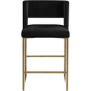 Color_Black/ Gold -- Meridian Caleb Counter Height Stool IMAGE 5