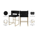  Color_Black/ Gold -- Meridian Caleb Counter Height Stool IMAGE 8