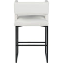  Color_White/ Black -- Meridian Caleb Counter Height Stool IMAGE 3