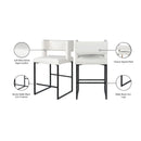  Color_White/ Black -- Meridian Caleb Counter Height Stool IMAGE 8