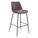 Zuo Byron 101771 Barstool - Brown IMAGE 1
