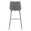  Zuo Byron 101772 Barstool - Grey IMAGE 4