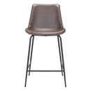  Zuo Byron 101774 Counter Stool - Brown IMAGE 3