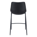  Zuo Magnus 101923 Barstool - Black IMAGE 4
