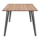  Zuo Perpignan 101888 Dining Table - Brown IMAGE 2