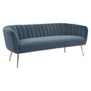  Zuo Deco 101854 Sofa - Grey IMAGE 1