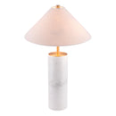  Zuo Ciara 56100 Table Lamp - Beige & White IMAGE 3