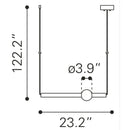  Zuo Adeo 56108 Ceiling Lamp - Brass IMAGE 11