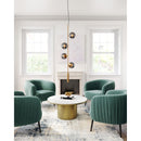  Zuo Zatara 56111 Ceiling Lamp - Brass IMAGE 10