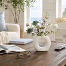 HANNAHLAND WHITE VASE 17058