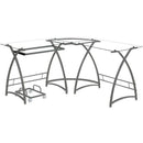  Acme Furniture Dazenus OF00041 Desk - Silver IMAGE 1