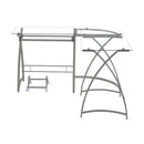  Acme Furniture Dazenus OF00041 Desk - Silver IMAGE 2