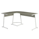  Acme Furniture Dazenus OF00045 Desk - Grey & White IMAGE 2