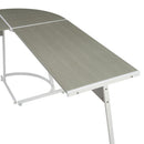  Acme Furniture Dazenus OF00045 Desk - Grey & White IMAGE 4