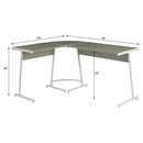  Acme Furniture Dazenus OF00045 Desk - Grey & White IMAGE 6