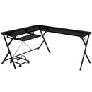  Acme Furniture Dazenus OF00046 Desk - Black IMAGE 2