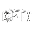  Acme Furniture Dazenus OF00047 Desk - Silver IMAGE 6