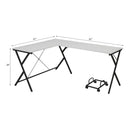  Acme Furniture Dazenus OF00049 Desk - Black & White IMAGE 5