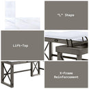  Acme Furniture Talmar OF00056 Writing Desk with Lift Top IMAGE 9