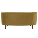  Acme Furniture Millephri LV00164 Loveseat - Yellow IMAGE 4