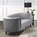  Acme Furniture Millephri LV00167 Loveseat - Grey IMAGE 1