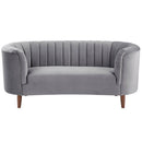  Acme Furniture Millephri LV00167 Loveseat - Grey IMAGE 3