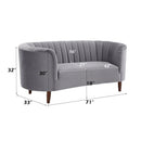  Acme Furniture Millephri LV00167 Loveseat - Grey IMAGE 9
