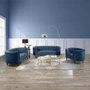 Acme Furniture Millephri LV00170 Loveseat - Blue IMAGE 8