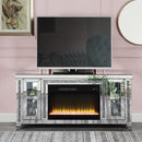  Acme Furniture Noralie LV00315 TV Stand with Fireplace & LED IMAGE 1