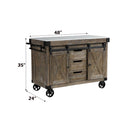  Acme Furniture Alforvott AC00185 Kitchen Island IMAGE 7