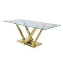  Acme Furniture Barnard DN00219 Dining Table IMAGE 2