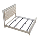  Size_California King -- Acme Furniture Sliverfluff Upholstered Panel Bed IMAGE 5