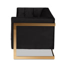 TSF-5507-Black/Gold-Sofa