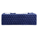 Acme Furniture Syxtyx LV00333 Sectional Sofa - Blue IMAGE 4