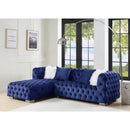  Acme Furniture Syxtyx LV00333 Sectional Sofa - Blue IMAGE 6