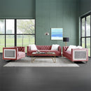  Acme Furniture Heibero II LV00328 Loveseat with 2 Pillows IMAGE 6