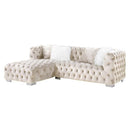  Acme Furniture Syxtyx LV00334 Sectional Sofa - Beige IMAGE 1