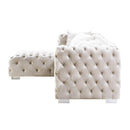  Acme Furniture Syxtyx LV00334 Sectional Sofa - Beige IMAGE 3