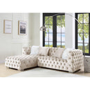  Acme Furniture Syxtyx LV00334 Sectional Sofa - Beige IMAGE 6