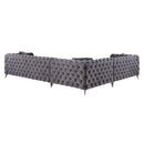  Acme Furniture Wugtyx LV00335 Sectional Sofa - Grey IMAGE 3
