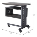 Acme Furniture Cargo AC00362 Accent Table with Wall Shelf IMAGE 3
